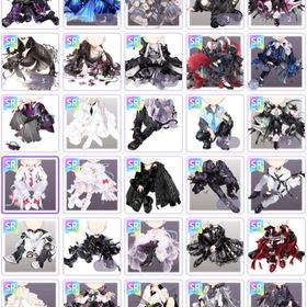 ピュアニスタ 重課金垢 どうか2/1までに購入お願いしますSR 服 男女40点セットアカウント販売