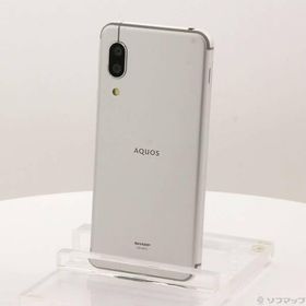 〔中古〕SHARP(シャープ) AQUOS sense3 64GB シルバーホワイト SH-M12 SIMフリー〔262-ud〕