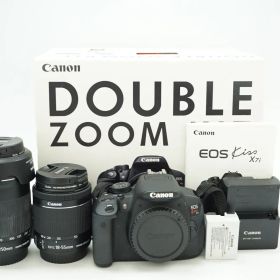 C020702-1)Canon EOS KISS X7i デジタルカメラ ダブルレンズキット