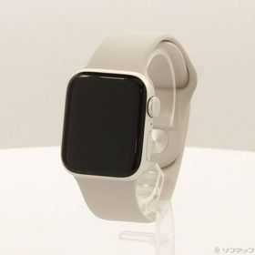 〔中古〕Apple(アップル) Apple Watch SE 第2世代 GPS 40mm スターライトアルミニウムケース スターライトスポーツバンド〔344-ud〕