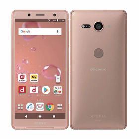【中古】【安心保証】 Xperia XZ2 Compact SO-05K[64GB] docomo コーラルピンク