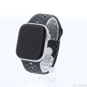〔中古〕Apple(アップル) Apple Watch Series 10 GPS 42mm シルバーアルミニウムケース ミッドナイトスカイNikeスポーツバンド〔368-ud〕