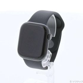 〔中古〕Apple(アップル) Apple Watch Series 10 GPS 42mm ジェットブラックアルミニウムケース ブラックスポーツバンド〔344-ud〕