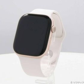 〔中古〕Apple(アップル) 〔展示品〕 Apple Watch Series 10 GPS 46mm ローズゴールドアルミニウムケース ライトブラッシュスポーツバンド〔344-ud〕