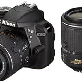 【中古】Nikon デジタル一眼レフカメラ D3300 ダブルズームキット2 ブラック