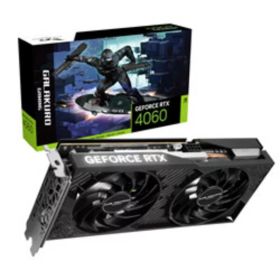 【中古】KuroutoShikou(玄人志向) GALAKURO GAMING GG-RTX4060-E8GB／OC／DF 【377-ud】