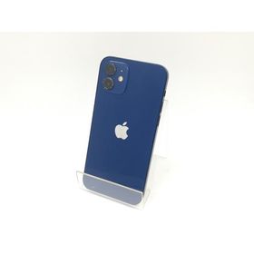 【中古】Apple docomo 【SIMロック解除済み】 iPhone 12 64GB ブルー MGHR3J/A【千葉】保証期間１ヶ月【ランクC】