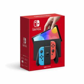 [中古]【有機ELモデル】 Nintendo Switch JOY-CON (L) ネオンブルー/ (R) ネオンレッド 本体