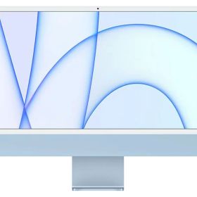 Apple アップル iMac 24インチ Retina 4.5Kディスプレイモデル[2021年/ SSD 256GB / メモリ 8GB / 8コアCPU / 8コアGPU / Apple M1チップ / ブルー]MGPK3J/A 量販店展示品