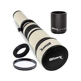 【平行輸入品】Ultimaxx 650-1300mm 望遠ズームレンズセット Nikon D7500, D600, D610, D700, D8