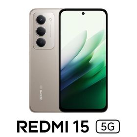 Xiaomi(シャオミ) REDMI 15 5G (4GB/ 128GB) -タイタングレー(SIMフリー版) MZB0L8JJP 返品種別A