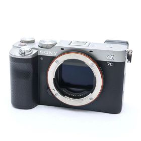 【中古】 《並品》 SONY α7C ボディ ILCE-7C シルバー 【ホットシューバネ接眼ラバー部部品交換/各部点検済】 [ デジタルカメラ ]
