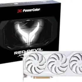 【新品】【代引き不可】Power Color AMD Radeon RX9070XT 搭載 グラフィックボード GDDR6 16GB Red Devil ホワイトモデル 16G-E/OC/WHITE