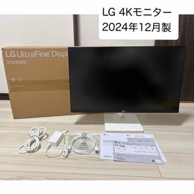 エルジーエレクトロニクス(LG Electronics)のLG 27インチ UHD 4Kモニター IPS 27US500-W(ディスプレイ)