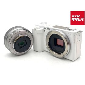【中古】 【並品】 ソニー VLOGCAM ZV-E10 パワーズームレンズキット ホワイト [ZV-E10K W]