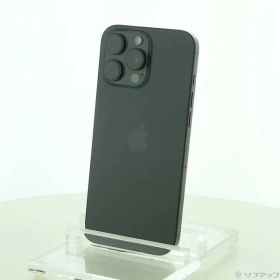 ソフマップ 〔中古品〕 iPhone16 Pro Max 256GB ブラックチタニウム MYWG3J／A SIMフリー【196】