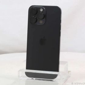 ソフマップ 〔中古品〕 iPhone16 Pro Max 256GB ブラックチタニウム MYWG3J／A SIMフリー【349】