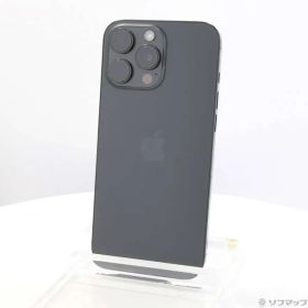ソフマップ 〔中古品〕 iPhone16 Pro Max 256GB ブラックチタニウム MYWG3J／A SIMフリー【262】