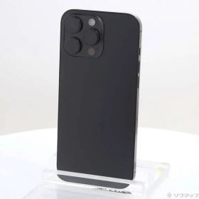 ソフマップ 〔中古品〕 iPhone16 Pro Max 256GB ブラックチタニウム MYWG3J／A SIMフリー【368】