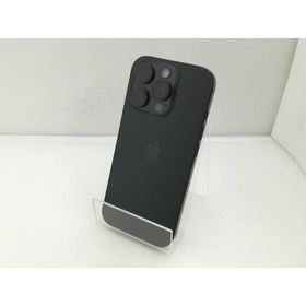 【中古】Apple docomo 【SIMフリー】 iPhone 16 Pro 128GB ブラックチタニウム MYMV3J/A【大須】保証期間１ヶ月【ランクA】