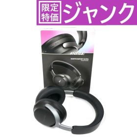 【ポイント10倍：2月4日20時〜2月10日1時59分まで】 [ジャンク] Bose QuietComfort Ultra Headphones ワイヤレスヘッドホン qc-ultra-headphones-bkブラック [難あり(D)]