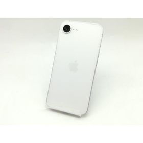 【中古】Apple 国内版 【SIMフリー】 iPhone 16e 128GB ホワイト MD1R4J/A【福岡筑紫】保証期間１ヶ月【ランクA】