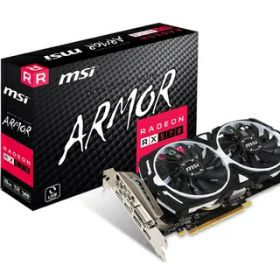 【中古】 MSI Radeon RX 570 ARMOR 8G J グラフィックスボード VD7195