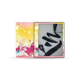 MightySkins Glossy Glitter Skin Compatible with Kindle Scribe (2022) Full Wrap - Floral Butterfly | High-Gloss Glitter Finish | Easy to Ap_並行輸入