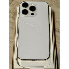 アップル(Apple)のiPhone16 Pro 128GB ホワイトチタニウム(スマートフォン本体)