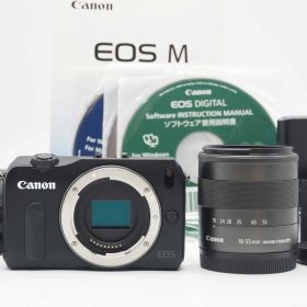 キャノン Canon EOS M Mirrorless Digital Camera Black 18-55mm Lens [美品] #Z5833A