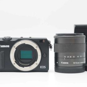 キャノン Canon EOS M2 18.0MP Digital Camera Black 18-55mm Lens [良品] #Z5826A
