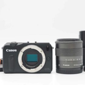キャノン Canon EOS M Mirrorless Digital Camera Black 18-55mm Lens [美品] #Z5827A