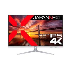JAPANNEXT 液晶ディスプレイ 32型/3840×2160/DP×2、HDMI×2/ブラック/スピーカー有/1年保証 JN-IPS321UHD