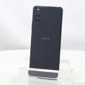 【中古】SONY(ソニー) Xperia 10 III 128GB ブラック SOG04 auロック解除SIMフリー 【349-ud】