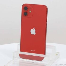 〔中古〕Apple(アップル) iPhone12 128GB プロダクトレッド MGHW3J／A SIMフリー〔258-ud〕