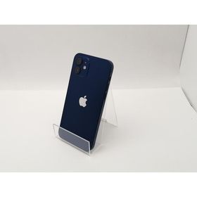 【中古】Apple docomo 【SIMロック解除済み】 iPhone 12 64GB ブルー MGHR3J/A【三宮センター】保証期間１ヶ月【ランクC】