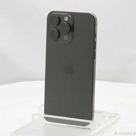 〔中古〕Apple(アップル) iPhone15 Pro Max 256GB ブラックチタニウム MU6P3J／A SIMフリー〔295-ud〕