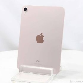 〔中古〕Apple(アップル) iPad mini 第6世代 256GB ピンク MLWR3J／A Wi-Fi〔344-ud〕