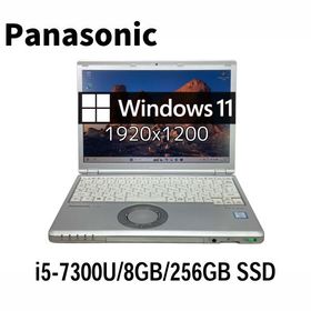 【在庫商品・訳あり】パナソニック Let's note CF-SZ6 12.1型WUXGA i5-7300U/8GB/256GB SSD/Windows11 Pro/WPS Office搭載 中古ノートパソコン 初期設定済