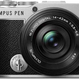 【中古】OLYMPUS PEN E-P7 14-42mm EZレンズキット シルバー