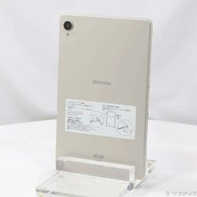 【中古】Lenovo(レノボジャパン) dtab compact 64GB ゴールド d-42A docomo 【344-ud】