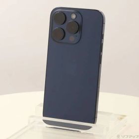 ソフマップ 〔中古品〕 iPhone15 Pro 128GB ブルーチタニウム MTUA3J／A SIMフリー【344】