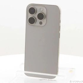 ソフマップ 〔中古品〕 iPhone15 Pro 256GB ナチュラルチタニウム MTUF3J／A SIMフリー【344】
