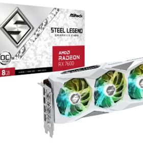 ASROCK｜アスロック グラフィックボード Radeon RX 7600 Steel Legend 8GB OC(RX7600 SL 8GO) [Radeon RXシリーズ /8GB]