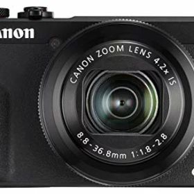 【中古】「非常に良い」Canon コンパクトデジタルカメラ PowerShot G7 X Mark III ブラック 1.0型センサー/F1.8レンズ/光学4.2倍ズーム PSG7XMARKIIIBK