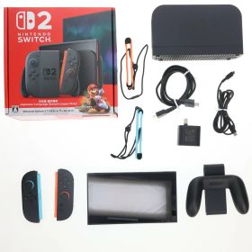 【中古】[Switch2] (本体)(ソフト無し) Nintendo Switch 2(ニンテンドースイッチ2)(日本語・国内専用) マリオカート ワールド セット 任天堂(BEE-S-KB6PA)(20250605)