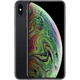 【中古】【安心保証】 iPhoneXS Max[64GB] SIMロック解除 au スペースグレイ