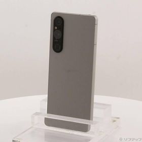 〔中古〕SONY(ソニー) Xperia 1 V 256GB プラチナシルバー SOG10 au SIMフリー〔344-ud〕