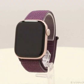 【中古】Apple(アップル) 〔展示品〕 Apple Watch Series 10 GPS 42mm ローズゴールドアルミニウムケース プラムスポーツループ 【348-ud】