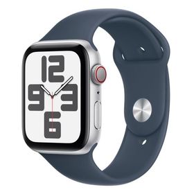 Apple Watch SE 第2世代 GPS+Cellularモデル 44mm MRHJ3J/A [シルバー/ストームブルースポーツバンド M/L]